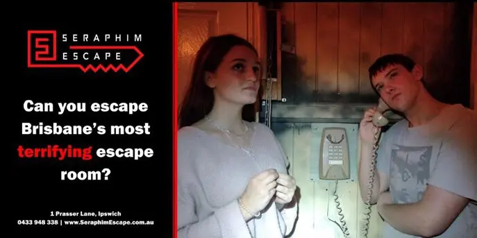 Seraphim Escape advertisement: Can you escape Brisbane's most terrifying escape room?