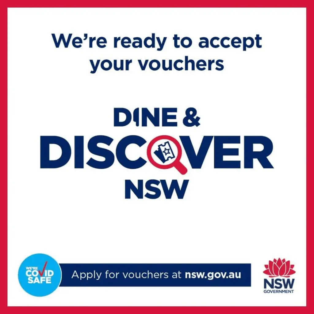 Dine & Discover voucher flyer