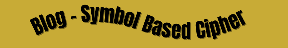 Blog – Symbol Based Cipher