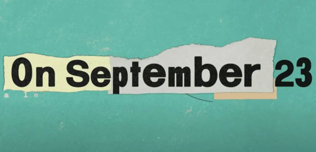On September 23