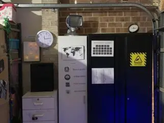 Puzzle props in a home-made escape room