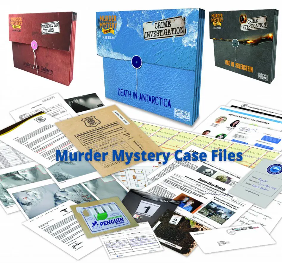 Murder Mystery Case Files game contents