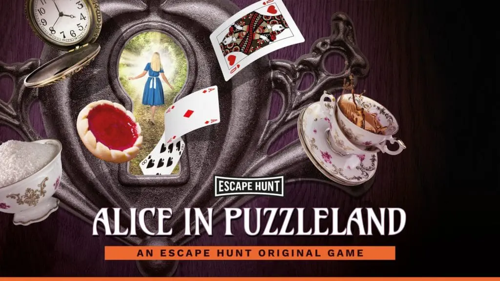 Alice in Puzzleland room poster