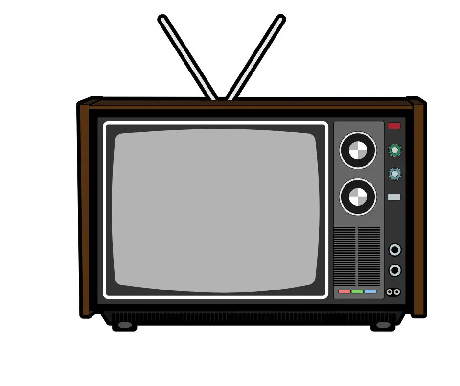 Old television set