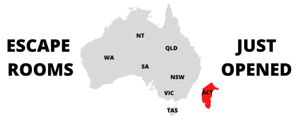 Escape rooms just opened in the Australian Capital Territory