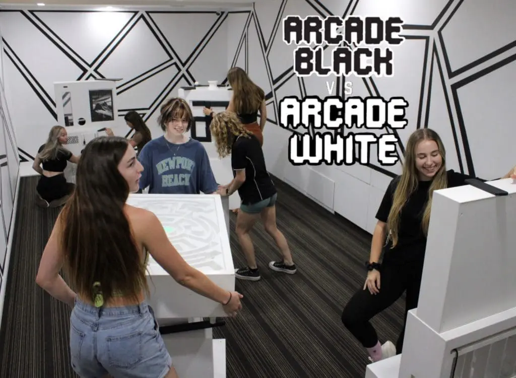 Black & White room poster