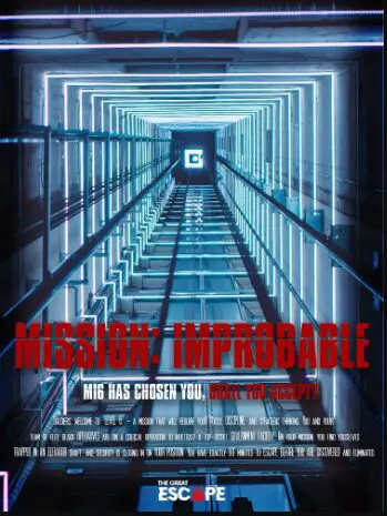 Mission Improbable room poster