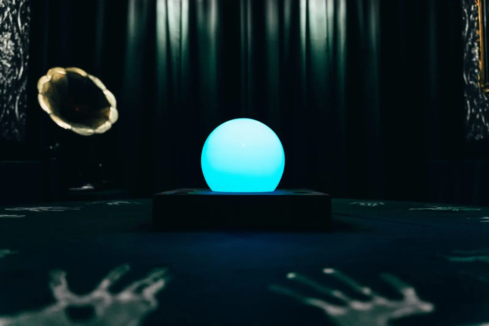 The Cool Space room with a glowing orb