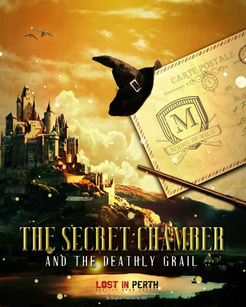 The Secret Chamber and the Deathly Grail room poster
