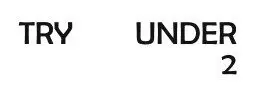 Rebus puzzle: TRY and UNDER 2