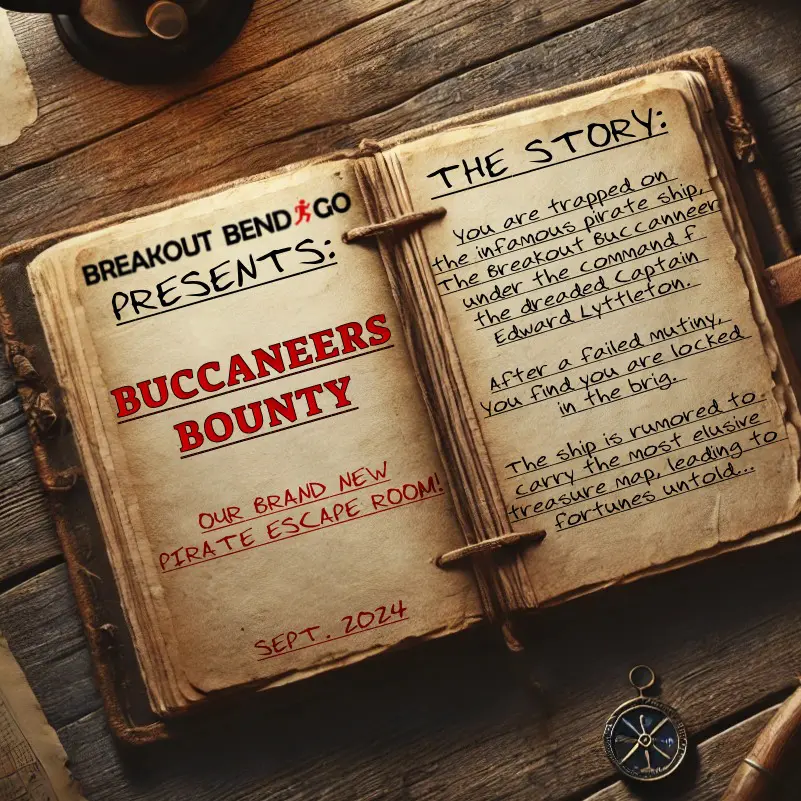 Buccaneers Bounty room poster