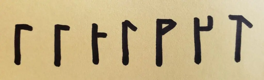 Row of Cistercian numerals to practise converting
