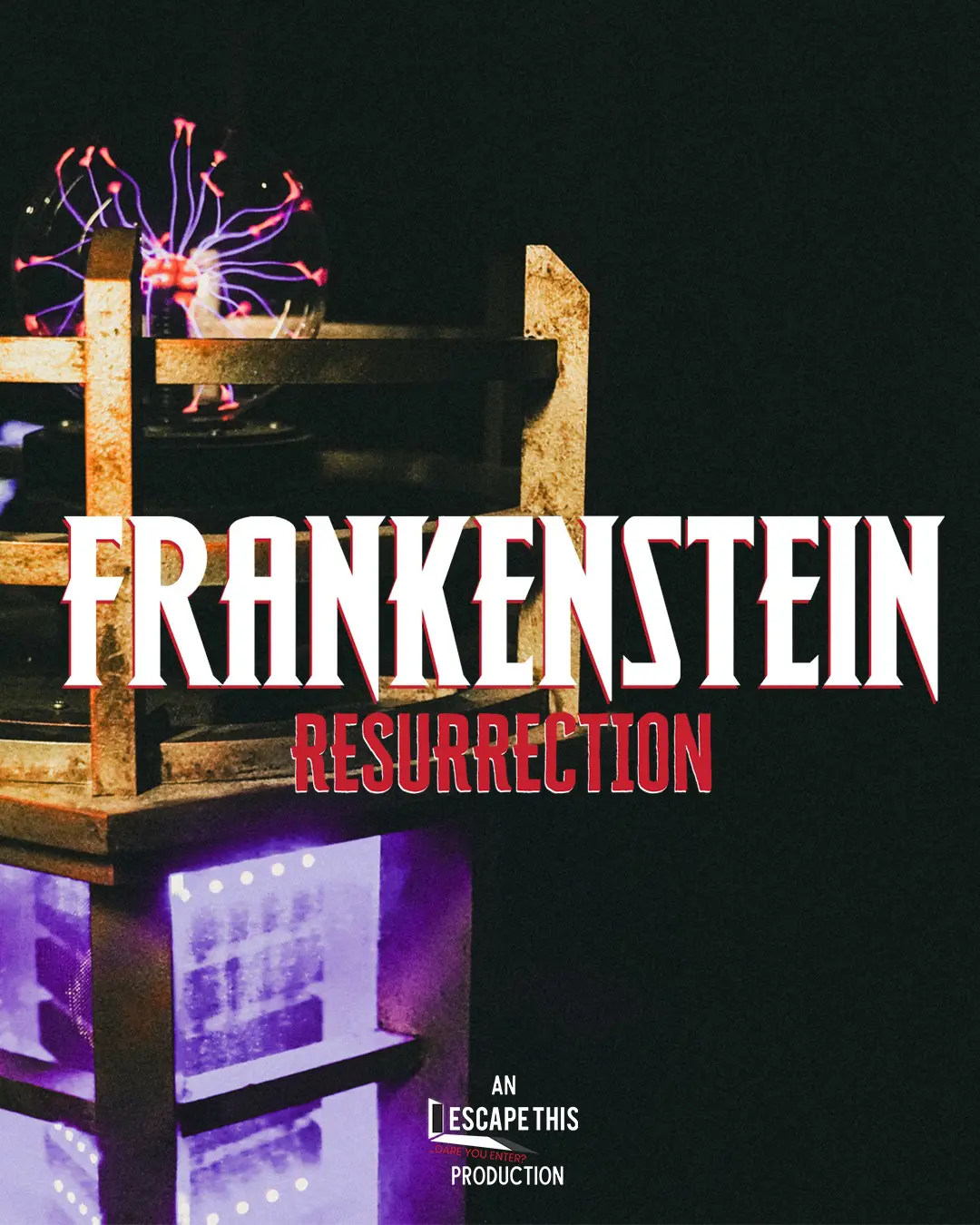 Frankenstein Resurrection room poster