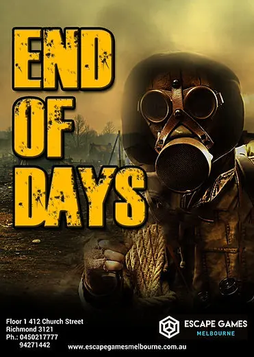 End of Days room poster