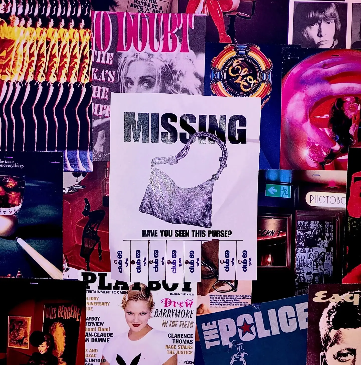 Club 69 room poster