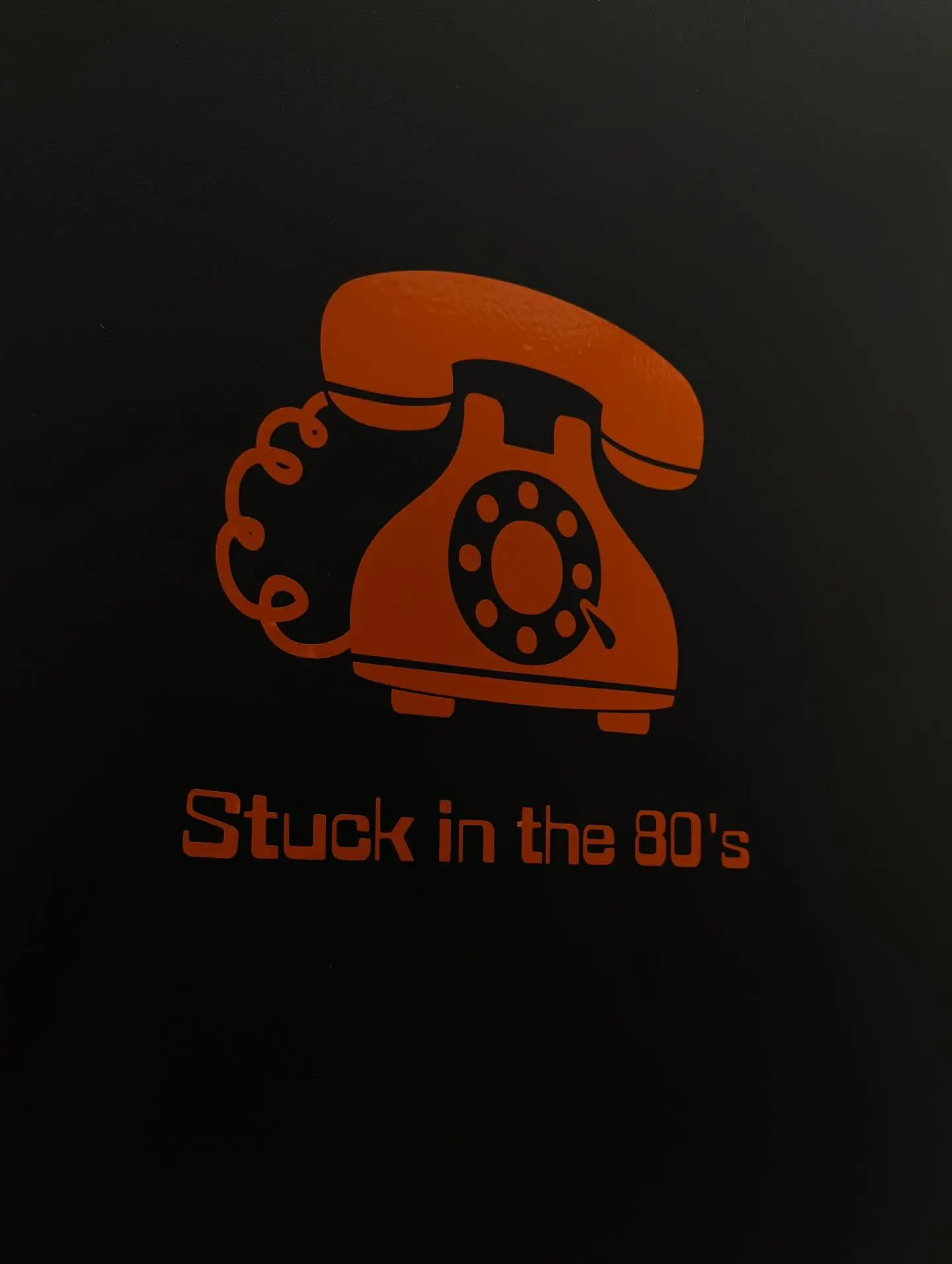 Stuck in the 80s room poster
