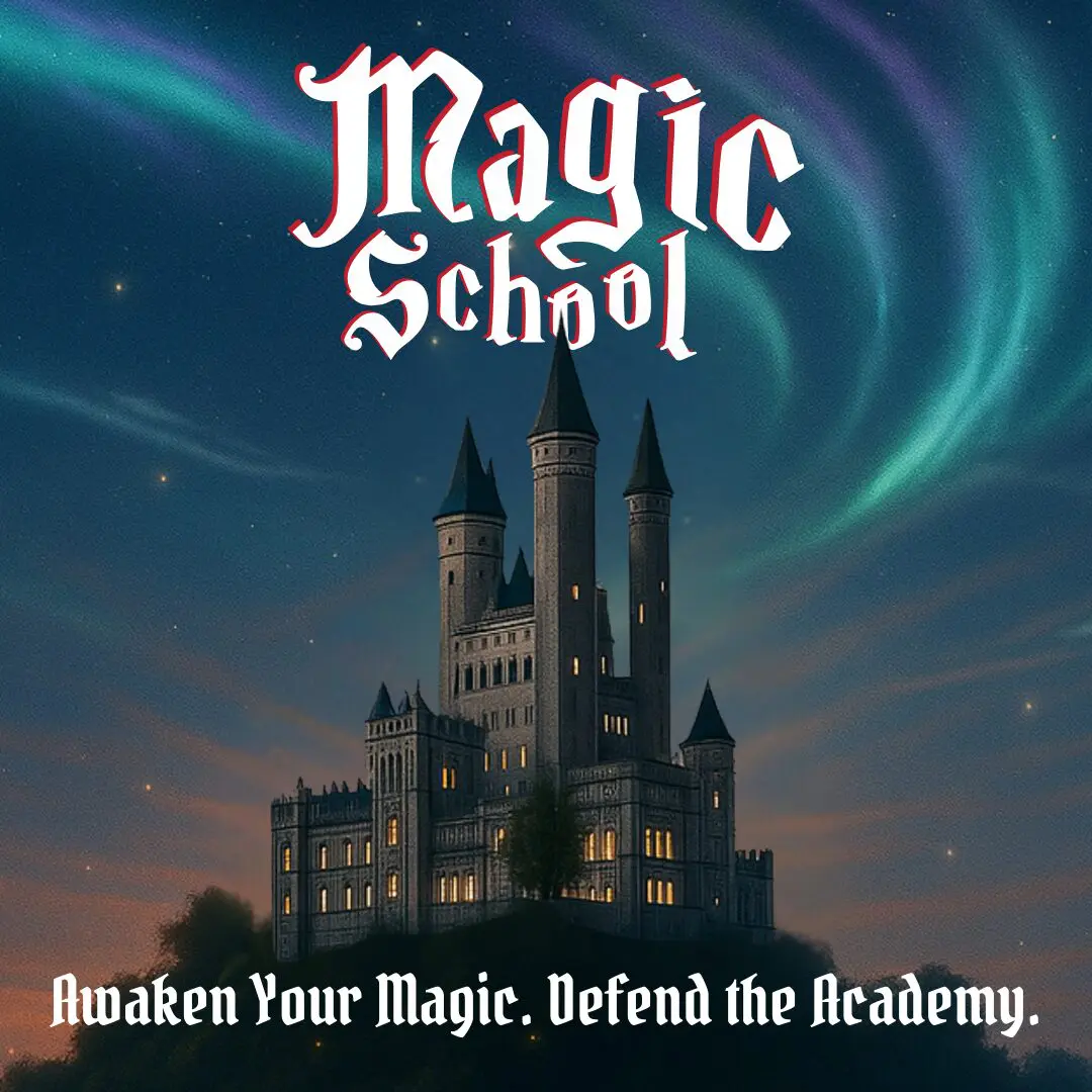 Magic School room poster