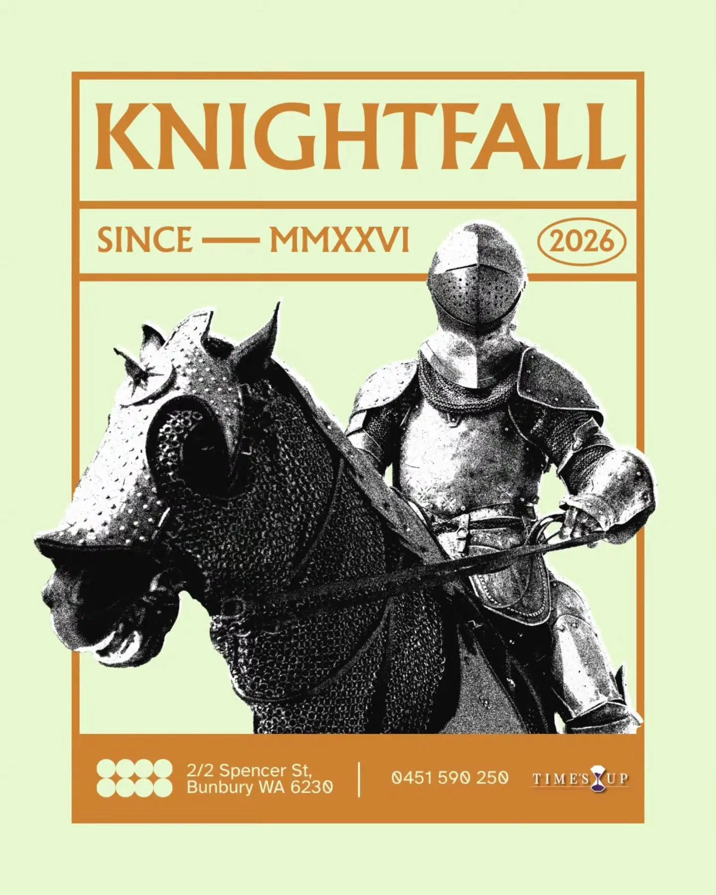 Knightfall room poster