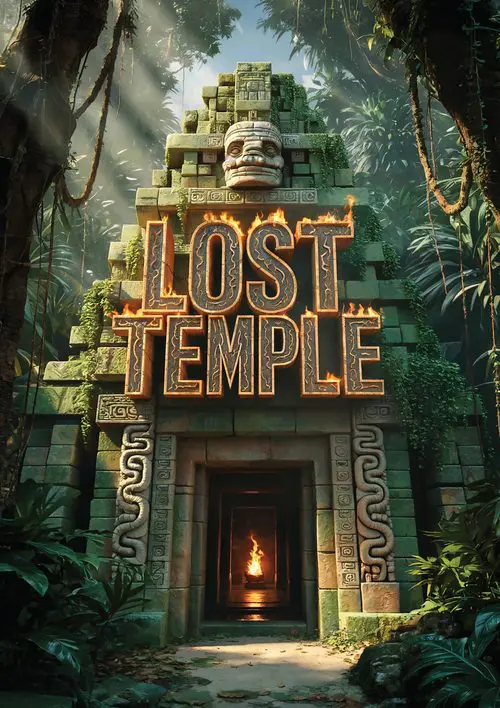 Lost Temple room poster