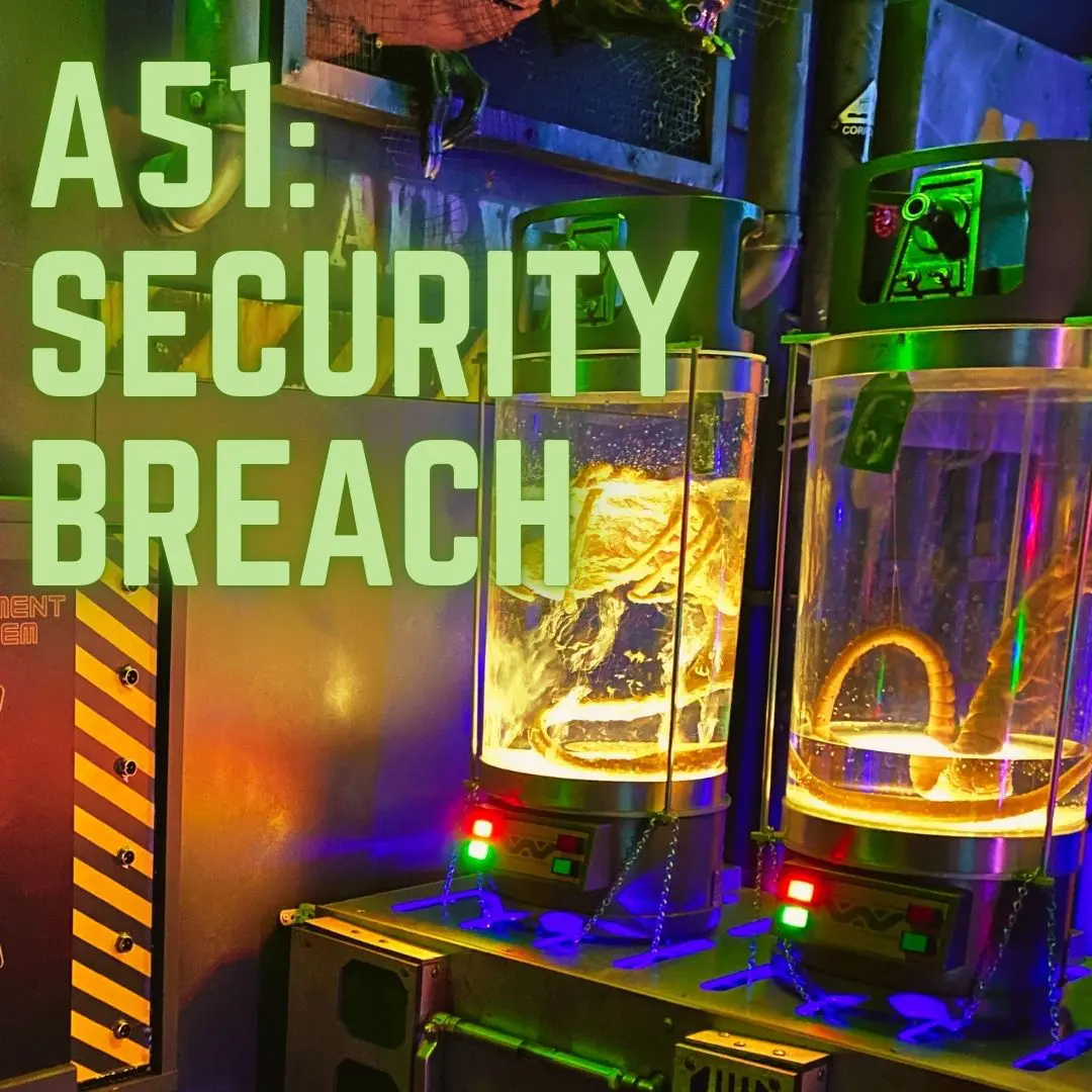 Area 51: Security Breach room poster